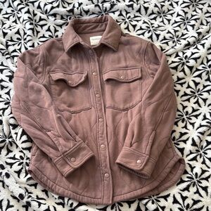 ABERCROMBIE Quilted Button-Up Jacket
